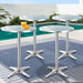 Gardeon 4pcs Outdoor Bar Table Furniture Adjustable