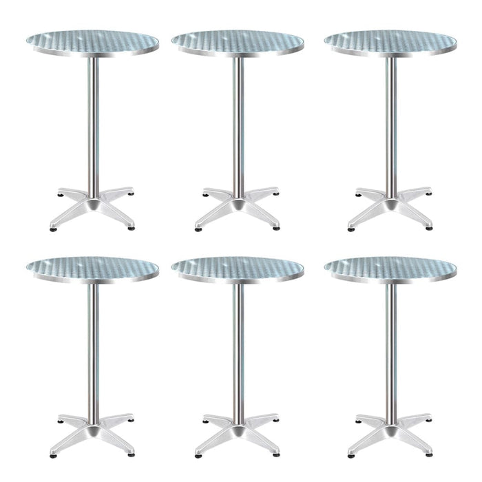 Gardeon 6pcs Outdoor Bar Table Furniture Adjustable