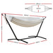 Gardeon Camping Hammock With Stand Cotton Rope Lounge