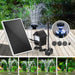Gardeon 30w Led Lights Solar Fountain with Battery Outdoor