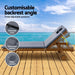 Gardeon Sun Lounge Wicker Lounger Day Bed Wheel Patio