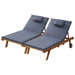 Gardeon Sun Lounger Wicker Lounge Day Bed Wheel Patio