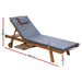 Gardeon Sun Lounger Wicker Lounge Day Bed Wheel Patio