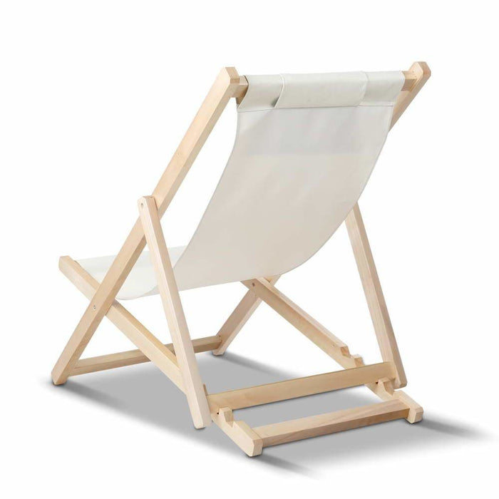 Gardeon Outdoor Chairs Sun Lounge Deck Beach Chair Folding