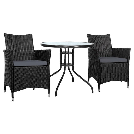 Gardeon Outdoor Furniture Dining Chair Table Bistro Set