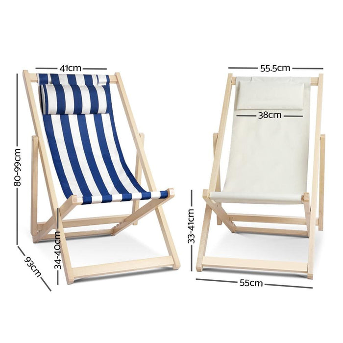 Gardeon Outdoor Furniture Sun Lounge Beach Chairs Deck