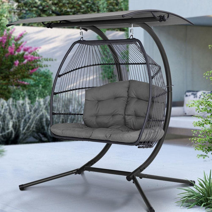 Gardeon Outdoor Furniture Lounge Hanging Swing Chair Egg