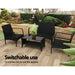 Gardeon Outdoor Furniture Lounge Table Chairs Garden Patio