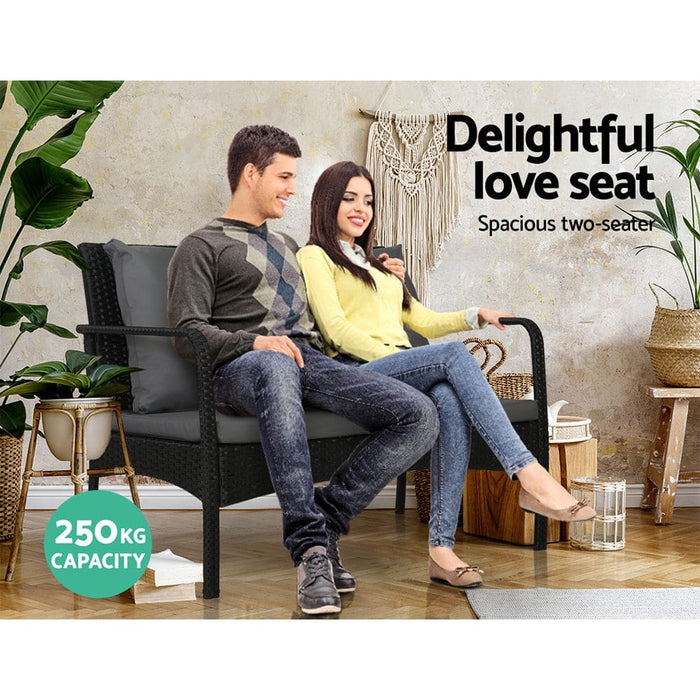 Gardeon Outdoor Furniture Lounge Table Chairs Garden Patio