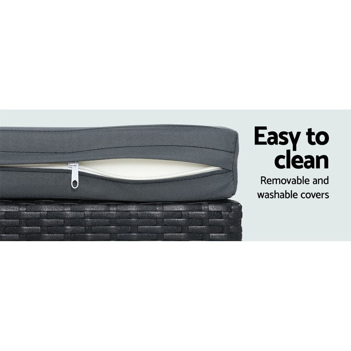 Gardeon Outdoor Furniture Lounge Table Chairs Garden Patio