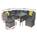 Gardeon Outdoor Furniture Patio Set Dining Sofa Table Chair