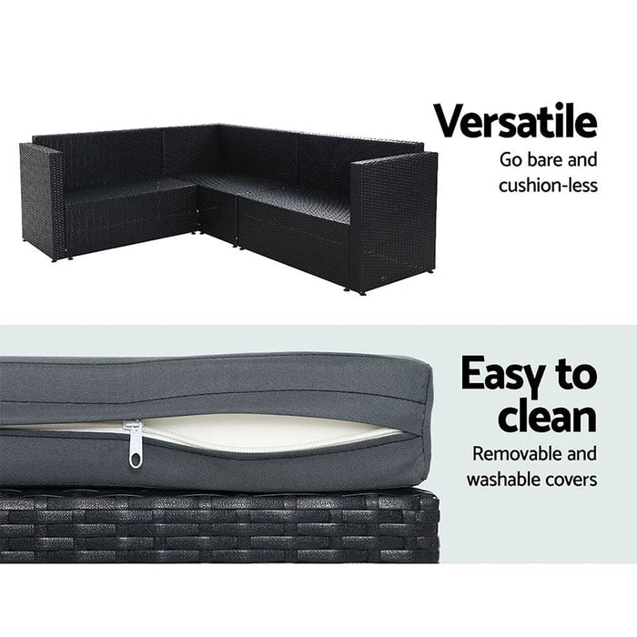 Gardeon Outdoor Furniture Patio Set Dining Sofa Table Chair