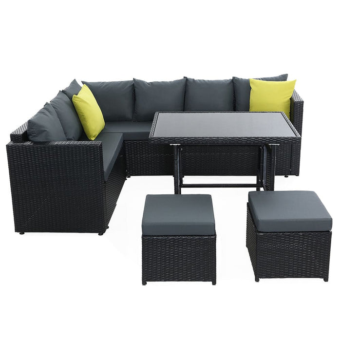 Gardeon Outdoor Furniture Patio Set Dining Sofa Table Chair