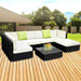 Gardeon 7pc Outdoor Furniture Sofa Set Wicker Garden Patio