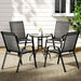 Gardeon Outdoor Furniture 5pc Table and Chairs Stackable