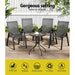 Gardeon Outdoor Furniture 5pc Table and Chairs Stackable