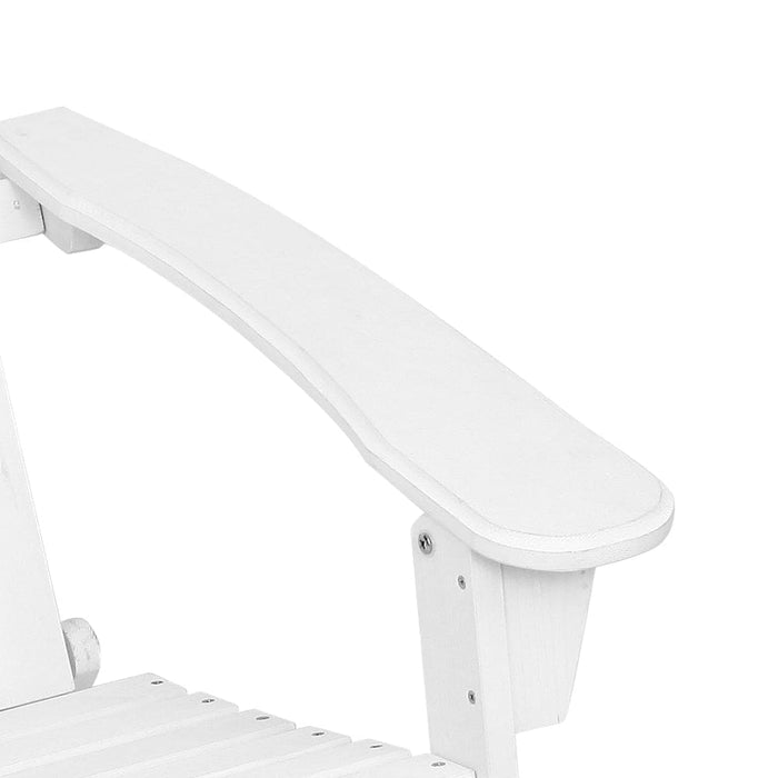 Gardeon Outdoor Sun Lounge Beach Chairs Table Setting