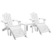 Gardeon Outdoor Sun Lounge Beach Chairs Table Setting
