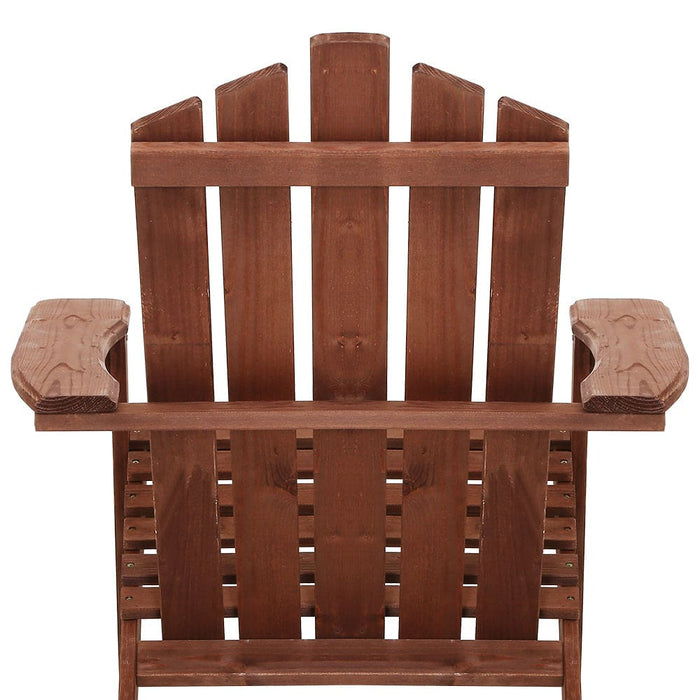 Gardeon Outdoor Sun Lounge Beach Chairs Table Setting