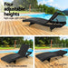 Gardeon Outdoor Sun Lounge Setting Wicker Lounger Day Bed