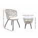 Gardeon Outdoor Patio Chair And Table - Grey