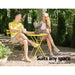 Gardeon Outdoor Setting Bistro Set Table and Chairs Folding