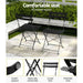 Gardeon Outdoor Setting Table and Chairs Folding Patio