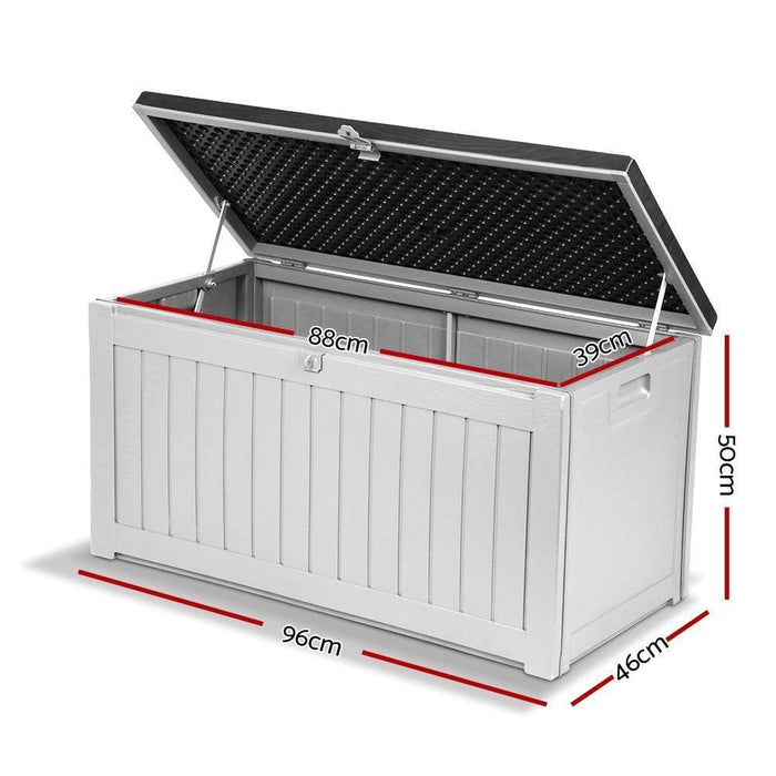 Gardeon Outdoor Storage Box Bench Seat 190l