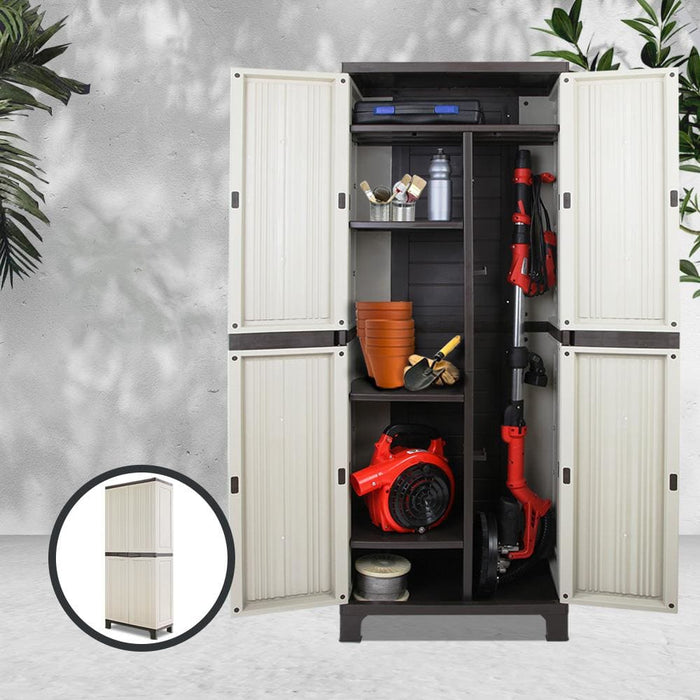 Gardeon Outdoor Storage Cabinet Lockable Cupboard Garage