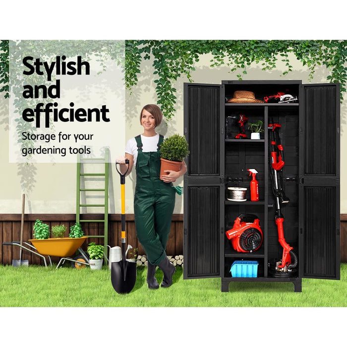 Gardeon Outdoor Storage Cabinet Lockable Tall Garden Sheds