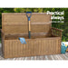 Gardeon Outdoor Storage Box Wooden Garden Bench 128.5cm