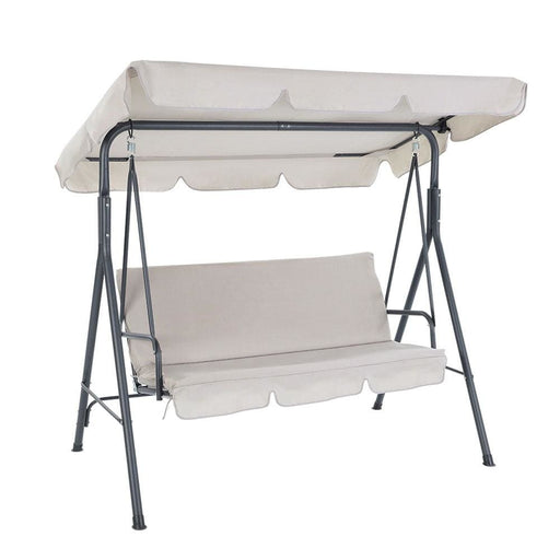 Gardeon Outdoor Swing Chair Hammock 3 Seater Garden Canopy