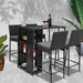 Gardeon Outdoor Bar Set Table Stools Furniture Dining