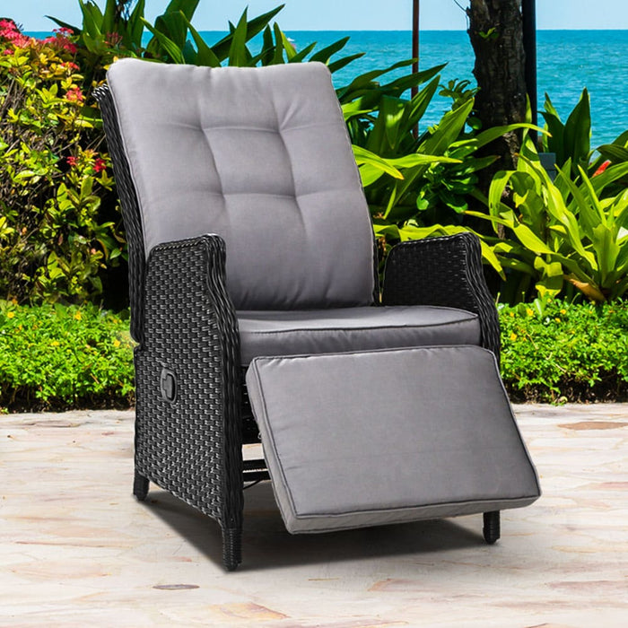 Gardeon Recliner Chair Sun Lounge Setting Outdoor Furniture