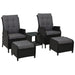 Gardeon Recliner Chairs Sun Lounge Setting Outdoor