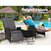 Gardeon Recliner Chairs Sun Lounge Setting Outdoor