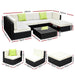 Gardeon 7pc Sofa Set With Storage Cover Outdoor Furniture