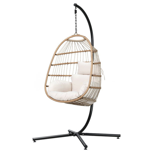 Gardeon Egg Swing Chair Hammock with Stand Outdoor