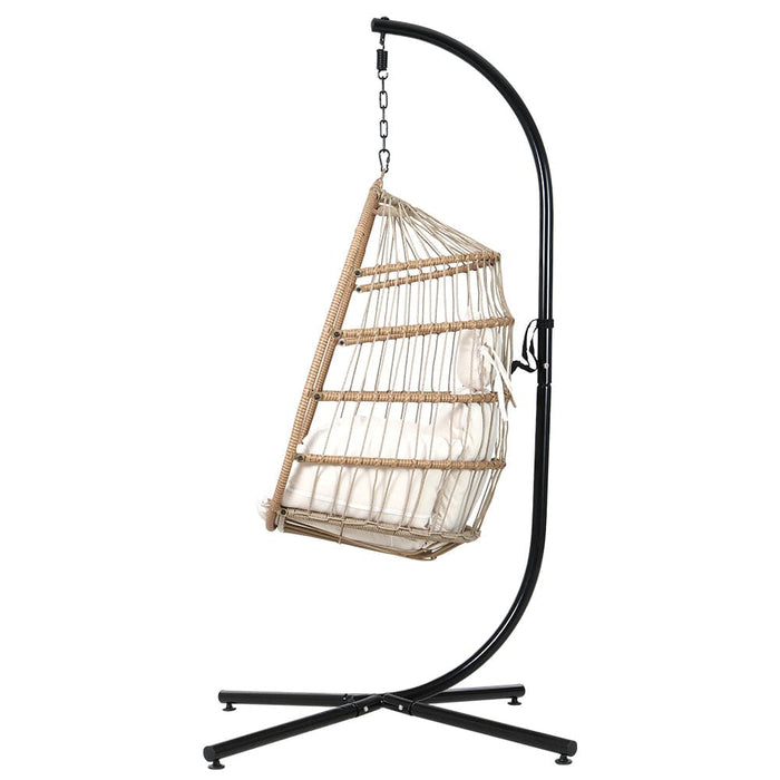 Gardeon Egg Swing Chair Hammock with Stand Outdoor