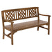 Gardeon Wooden Garden Bench 3 Seat Patio Furniture Timber
