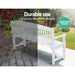 Gardeon Wooden Garden Bench Chair Natural Outdoor Furniture