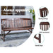 Gardeon Wooden Garden Bench Chair Natural Outdoor Furniture