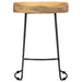 Gavin Bar Stools 2 Pcs Solid Mango Wood Xaintl