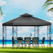 Gazebo 3x3m Party Marquee Outdoor Wedding Event Tent Iron