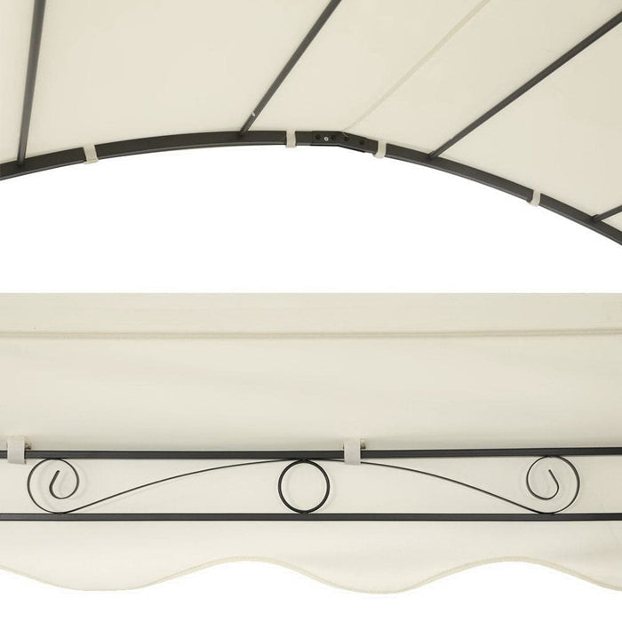 Gazebo 4x3m Party Marquee Outdoor Wedding Event Tent Iron