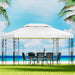 Gazebo 4x3m Party Marquee Outdoor Wedding Event Tent Iron