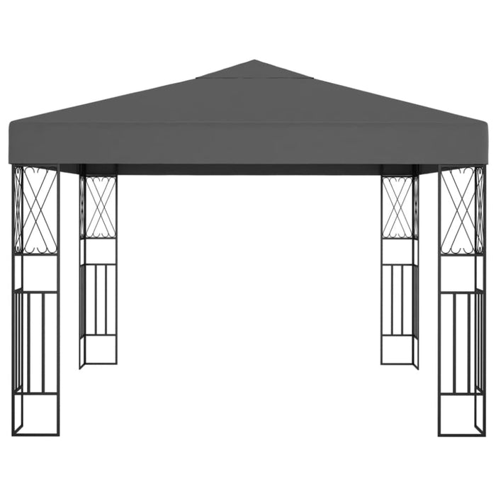 Gazebo 3x3 m Anthracite Fabric Anbbl