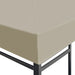 Gazebo Top Cover 3x3 m Beige Aaiin