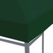 Gazebo Top Cover 3x3 m Green Aaiik