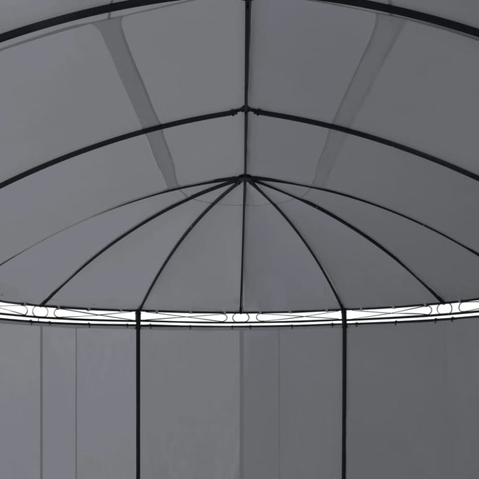 Gazebo with Curtains 520x349x255 Cm Anthracite Anbtp